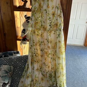 Jessica Howard Yellow Floral Dress